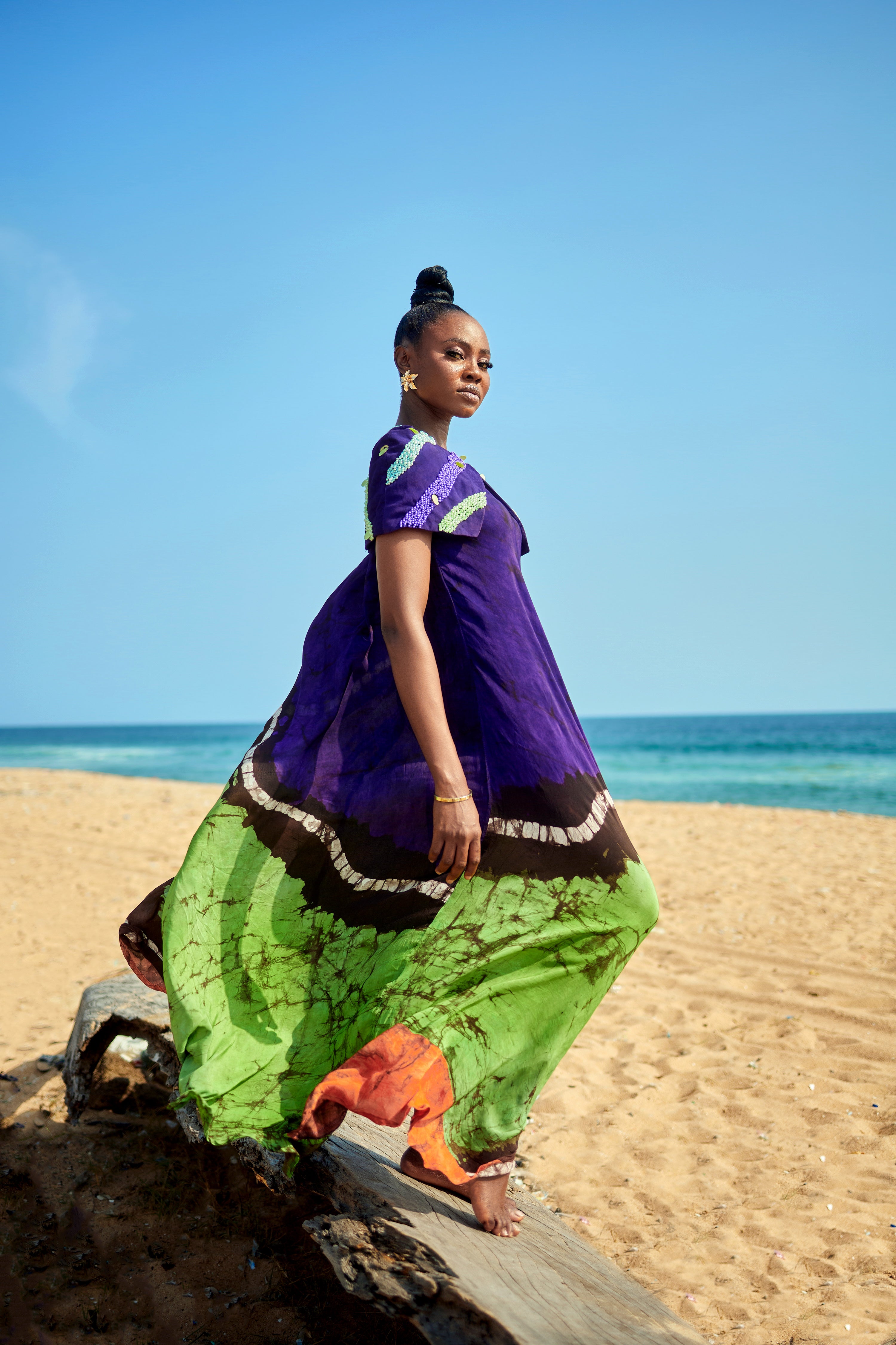 NAMI CAPE DRESS
