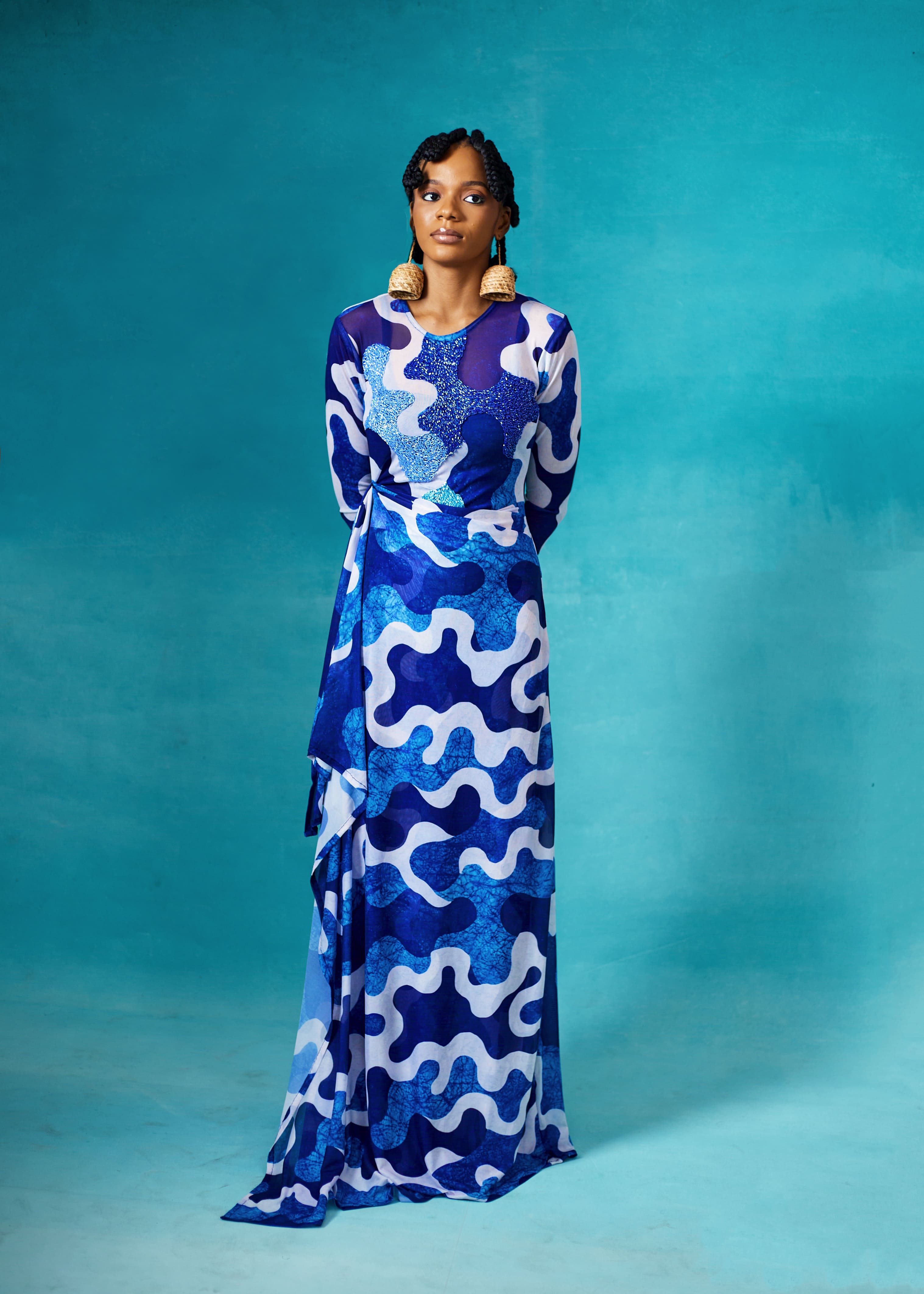 LAMU MESH DRESSES