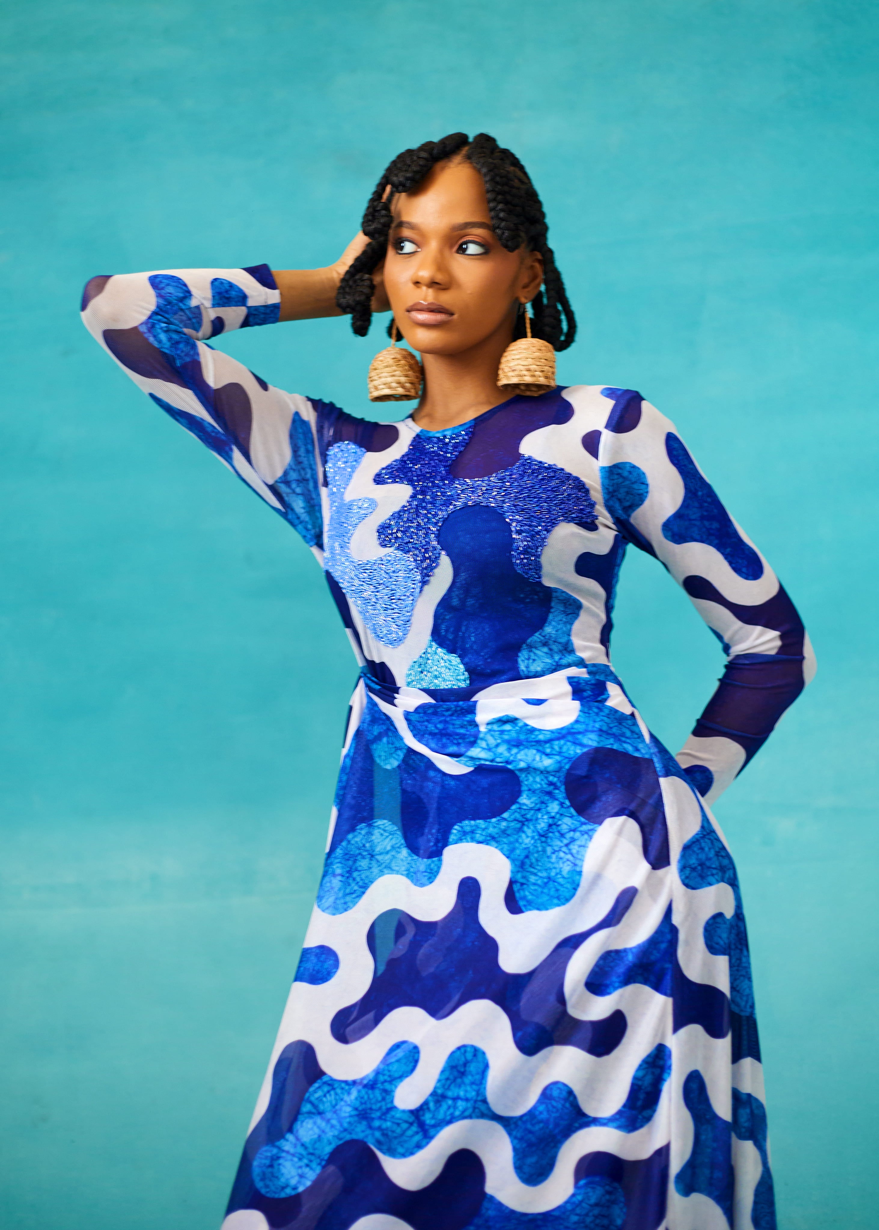 LAMU MESH DRESSES