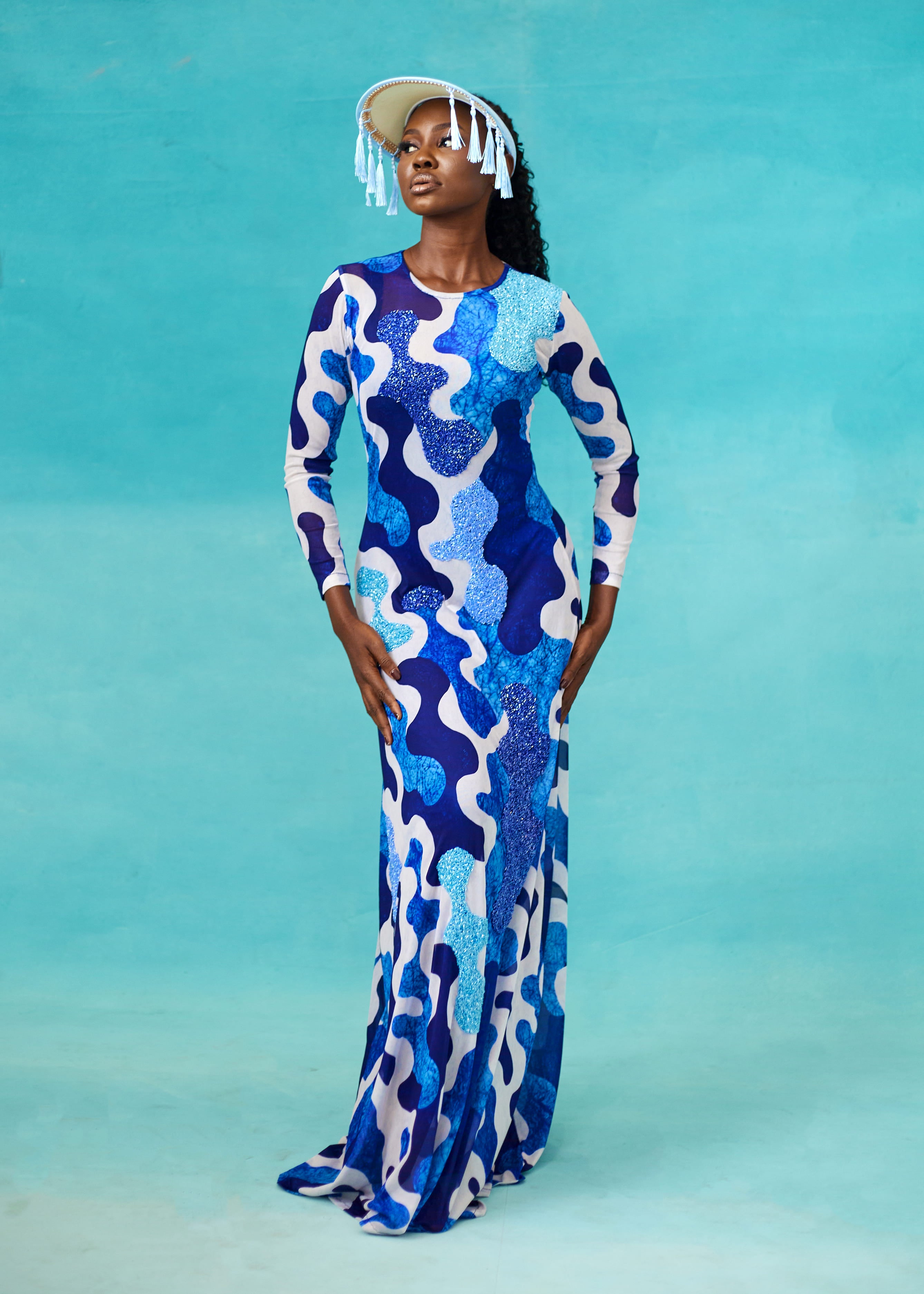 LAMU MESH DRESSES