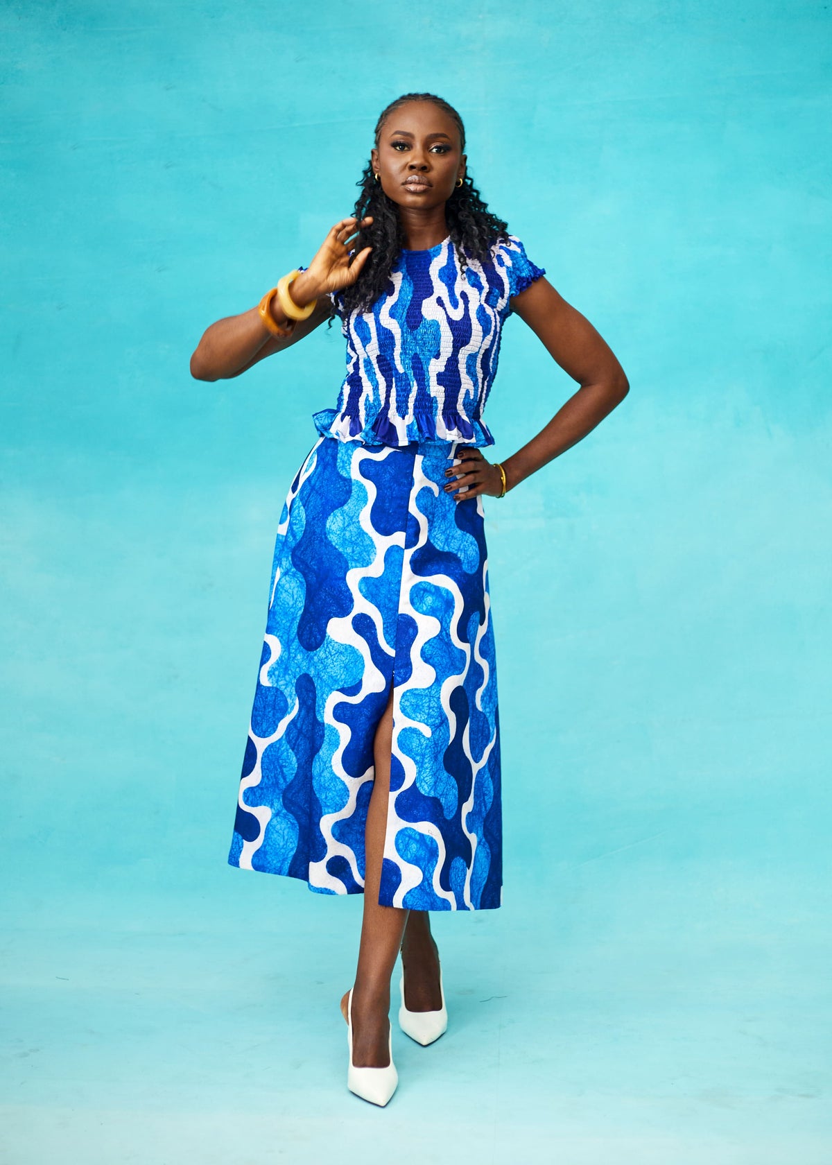 LAMU TOP AND SKIRT