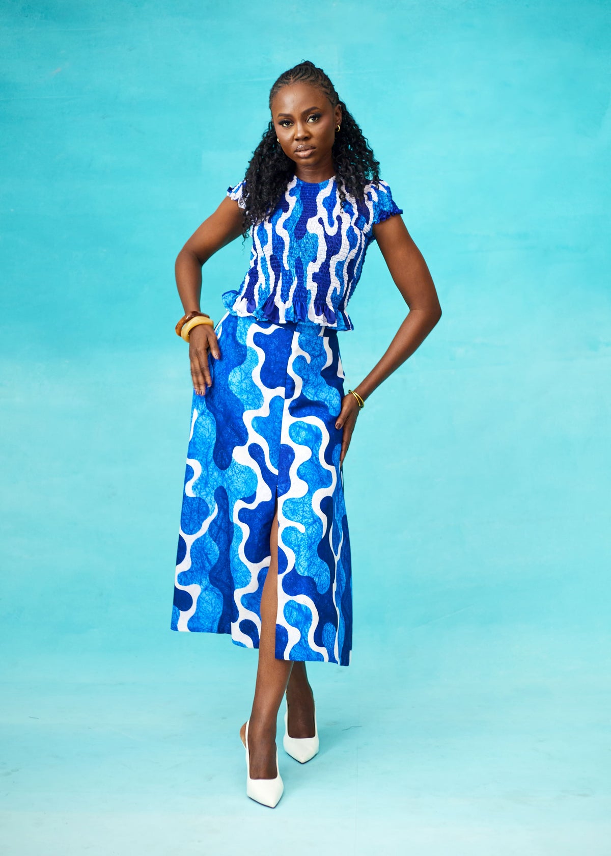 LAMU TOP AND SKIRT