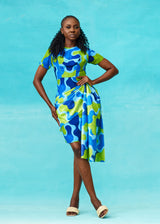 KRIBI DRAPE DRESS