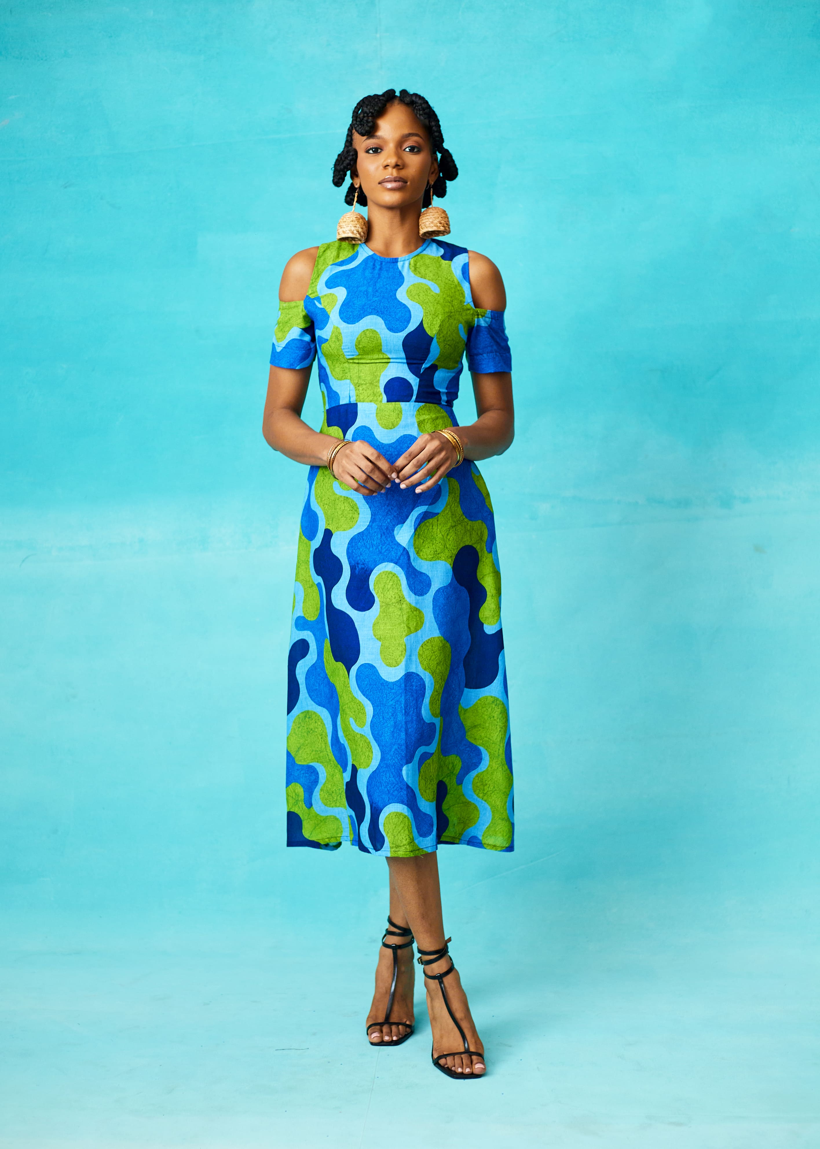 KRIBI CUT-OUT DRESS