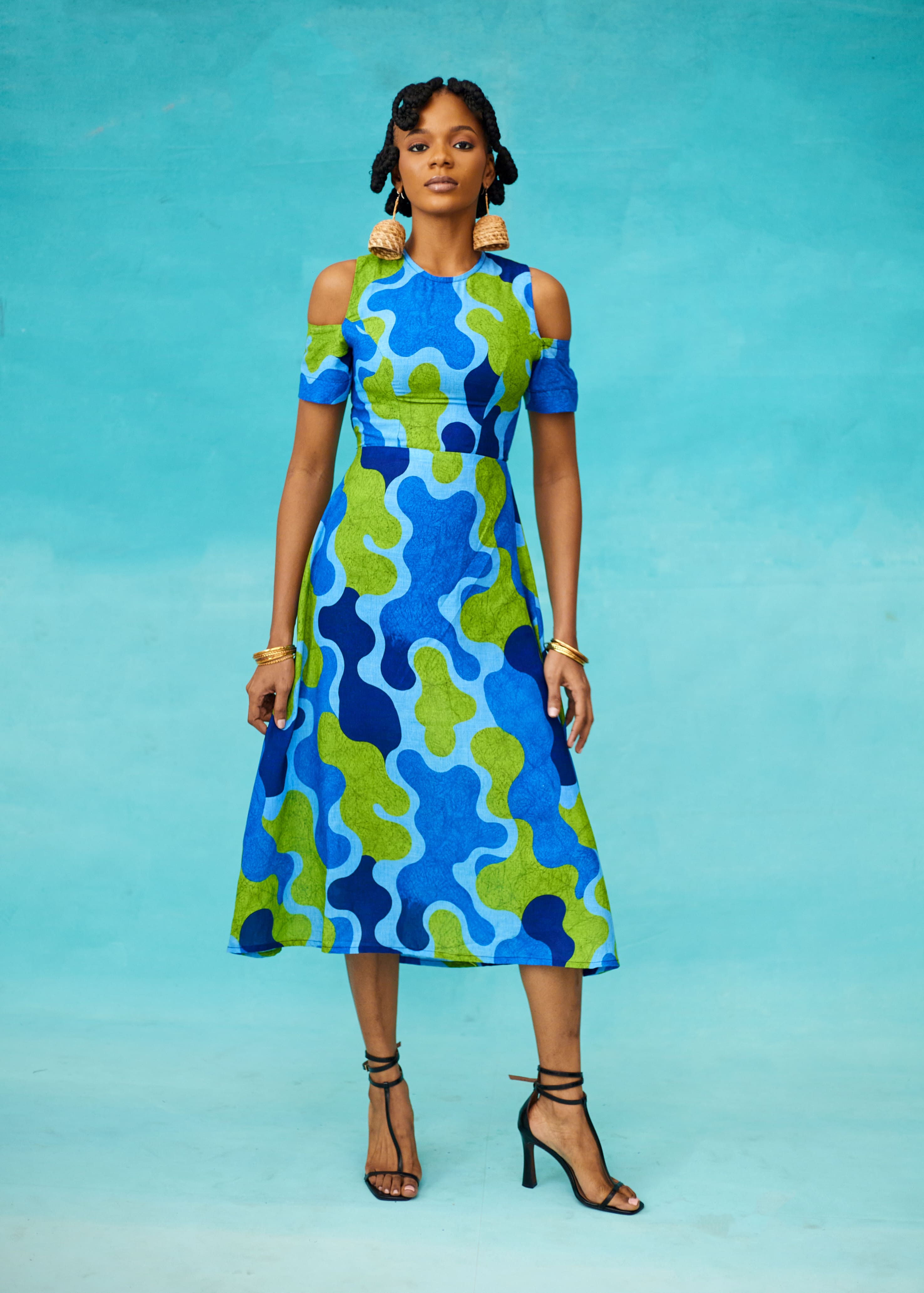 KRIBI CUT-OUT DRESS