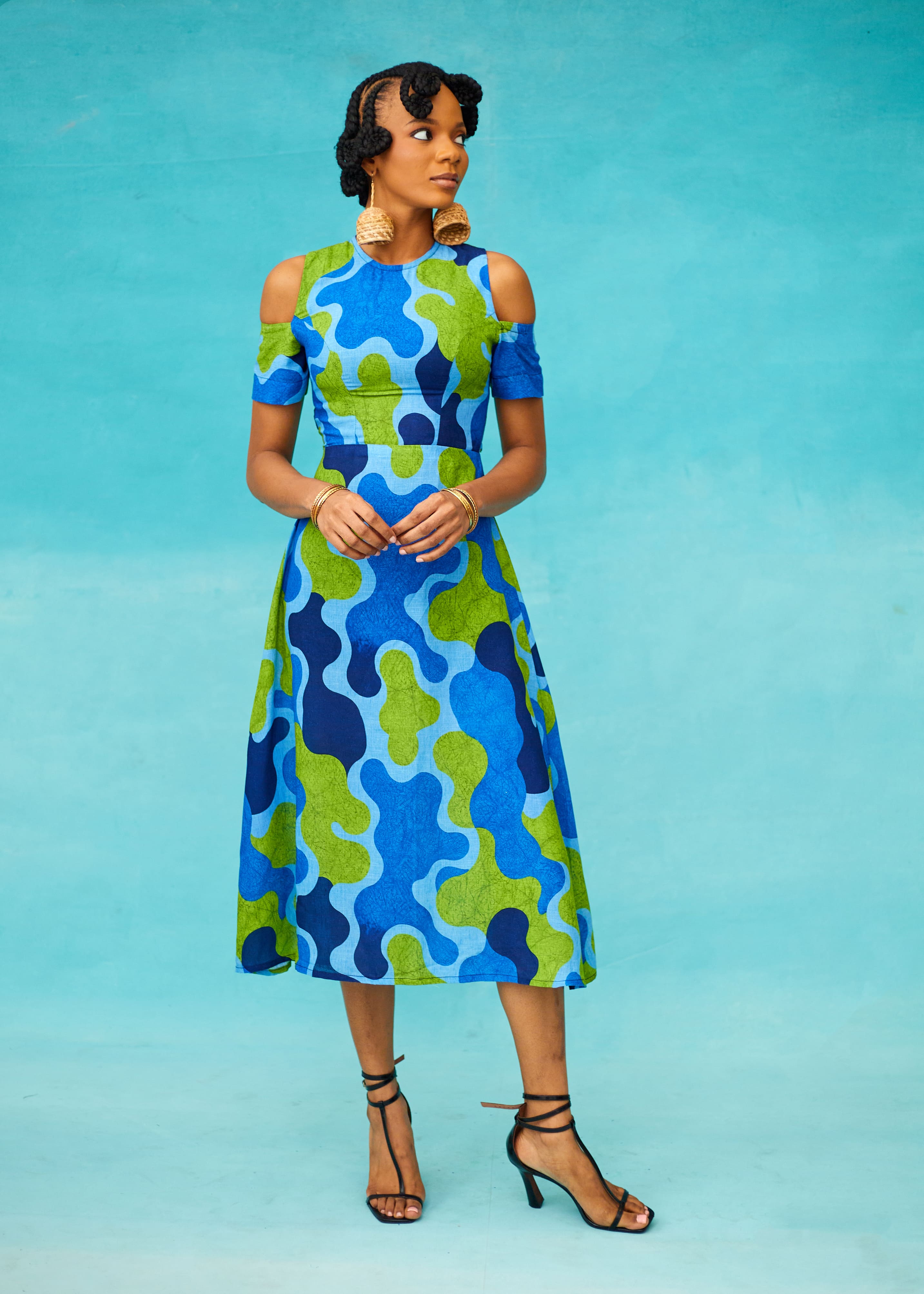 KRIBI CUT-OUT DRESS