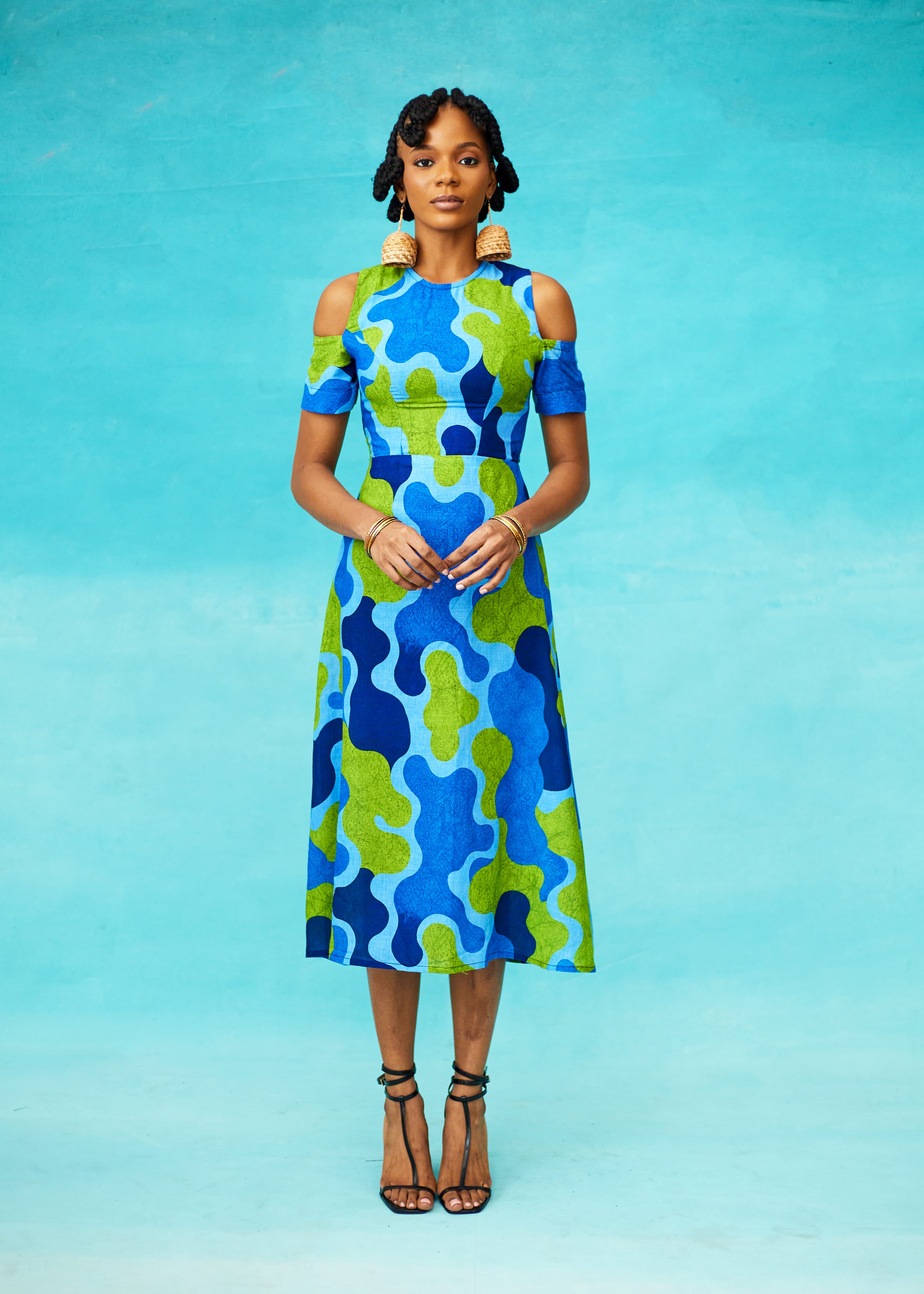 KRIBI CUT-OUT DRESS