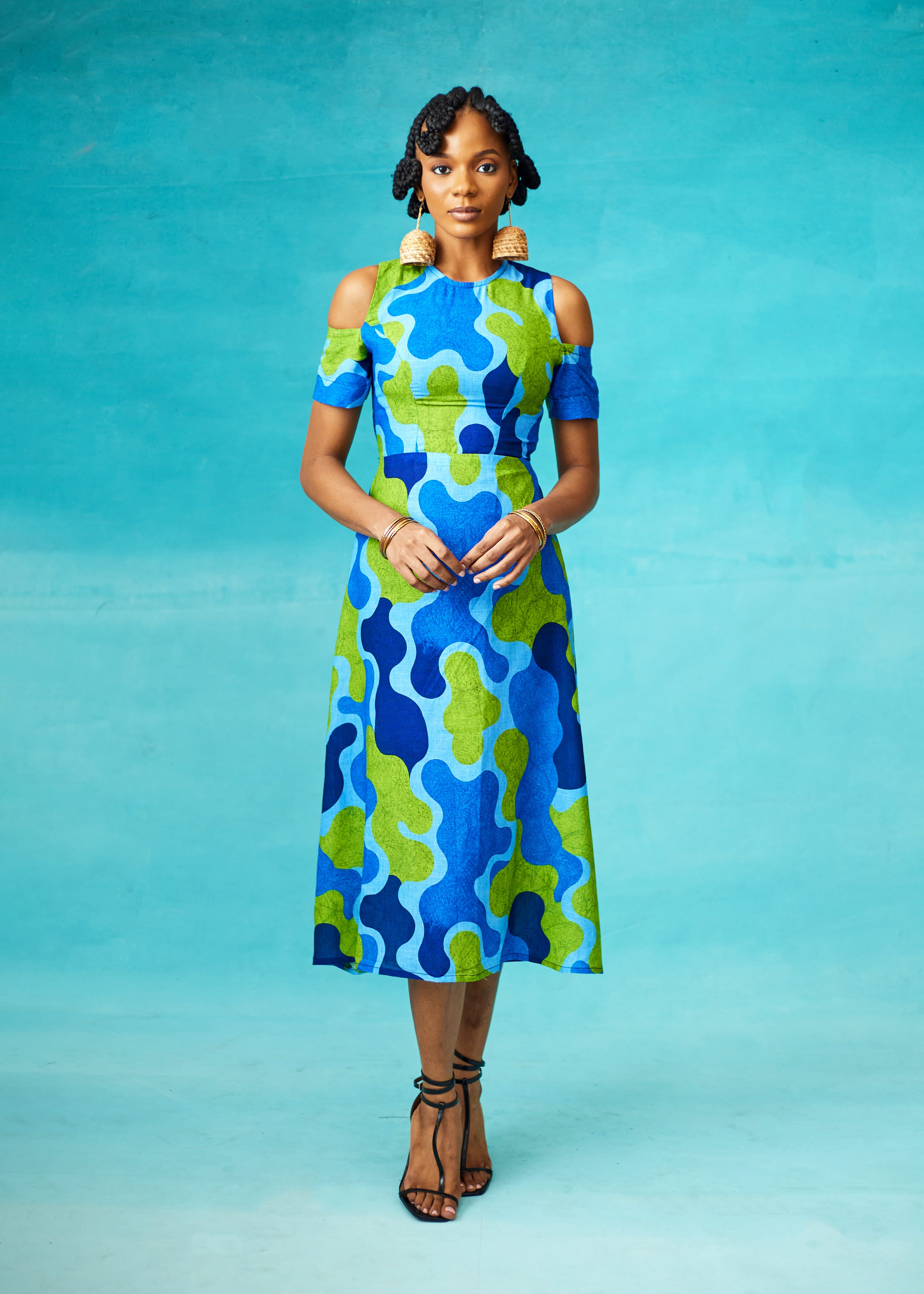 KRIBI CUT-OUT DRESS