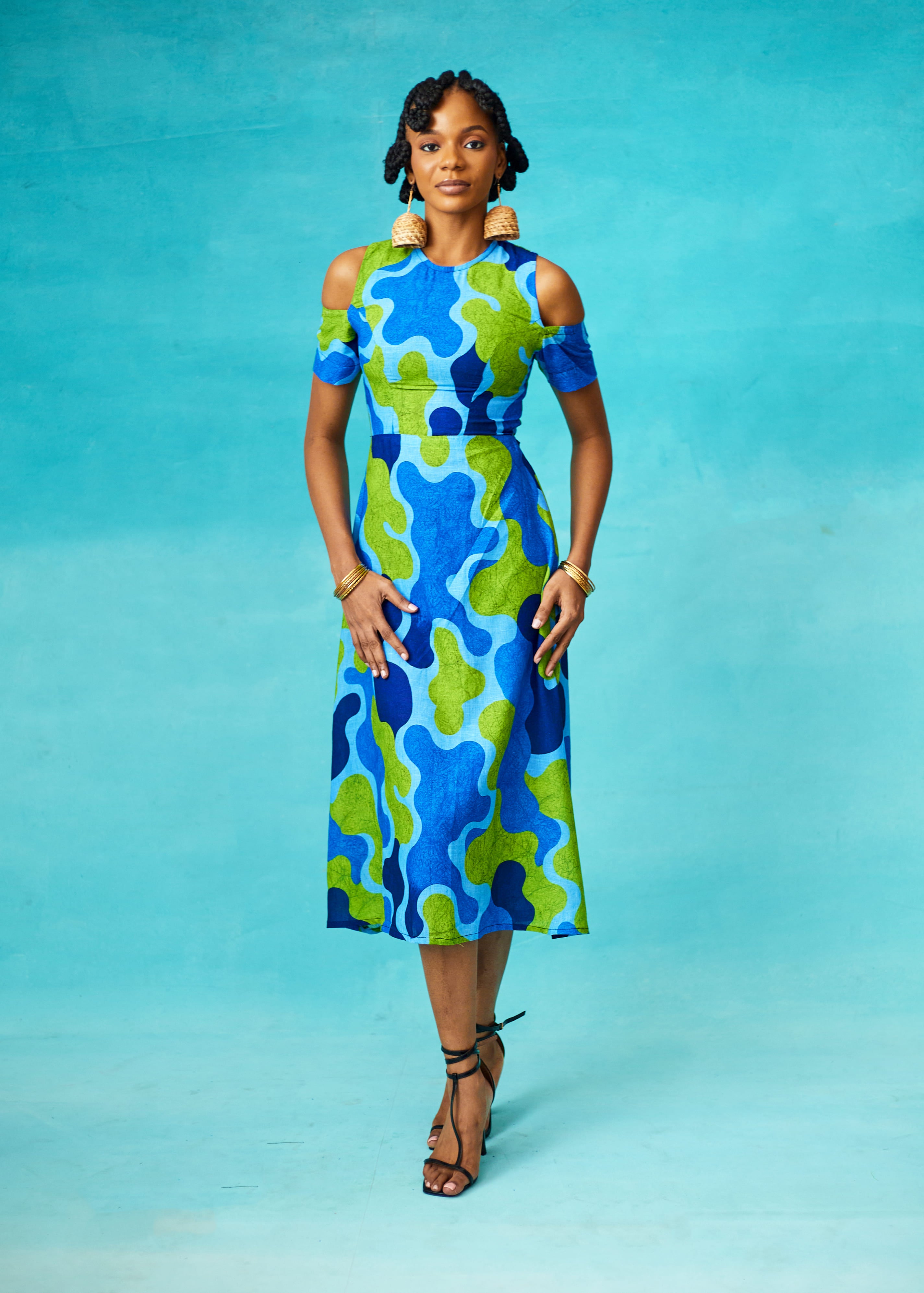 KRIBI CUT-OUT DRESS