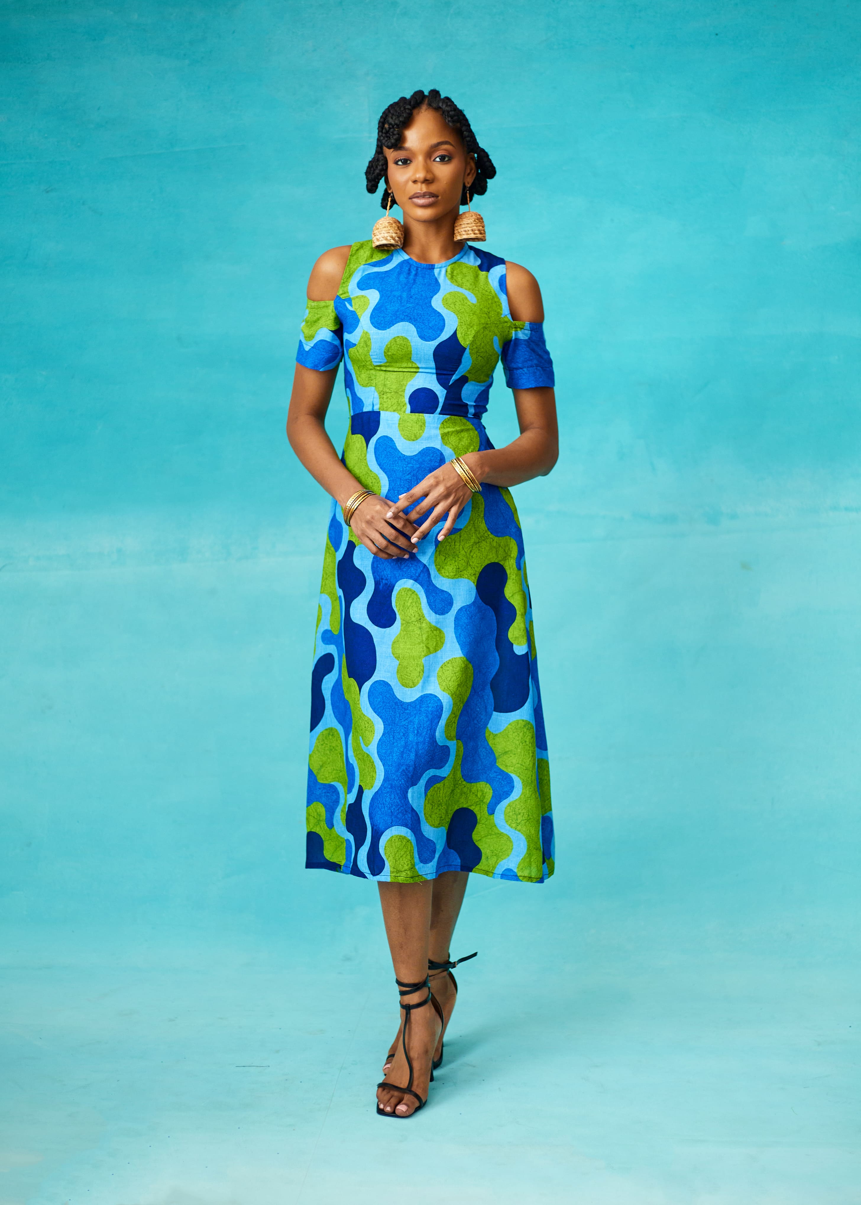 KRIBI CUT-OUT DRESS