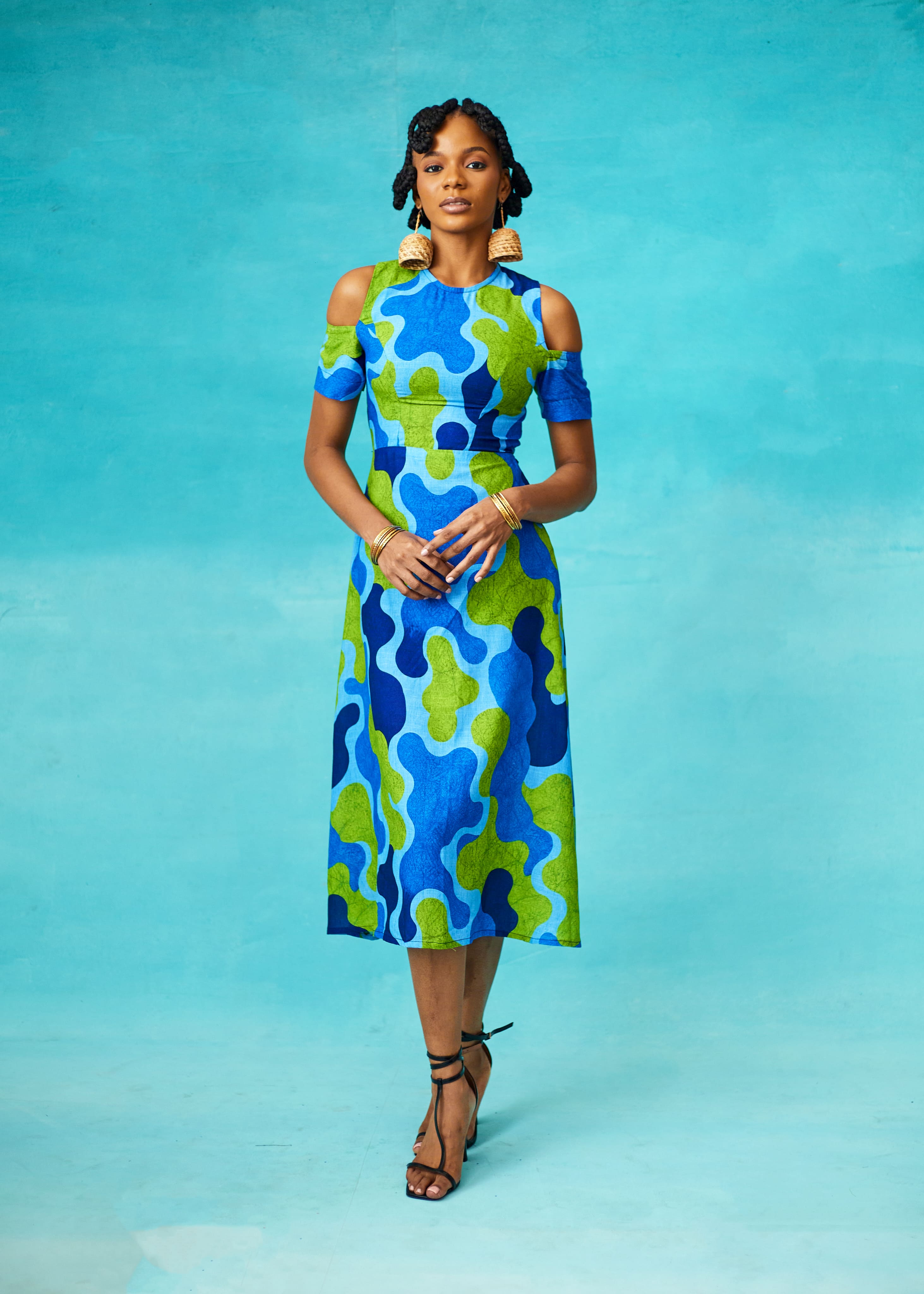 KRIBI CUT-OUT DRESS
