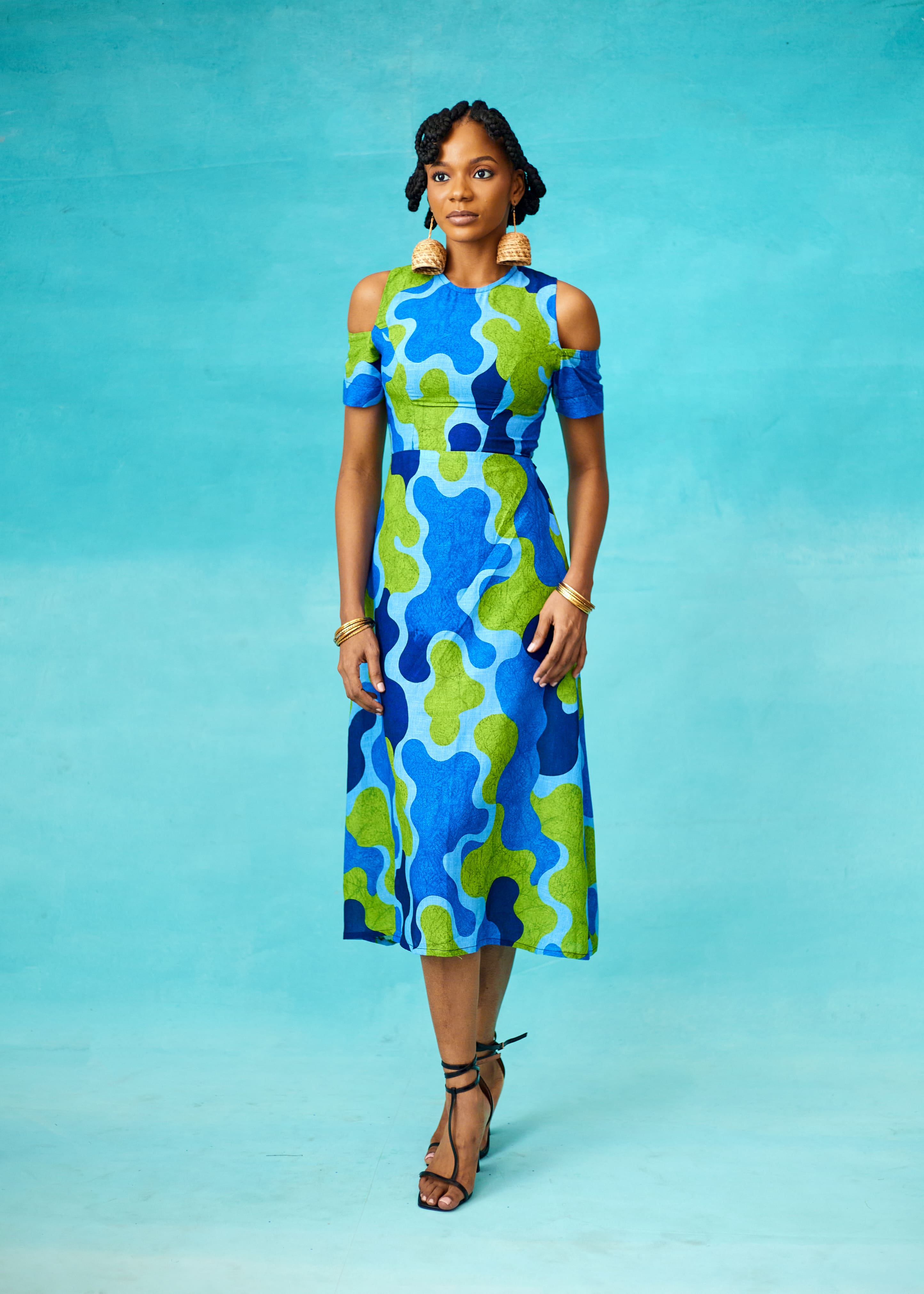 KRIBI CUT-OUT DRESS