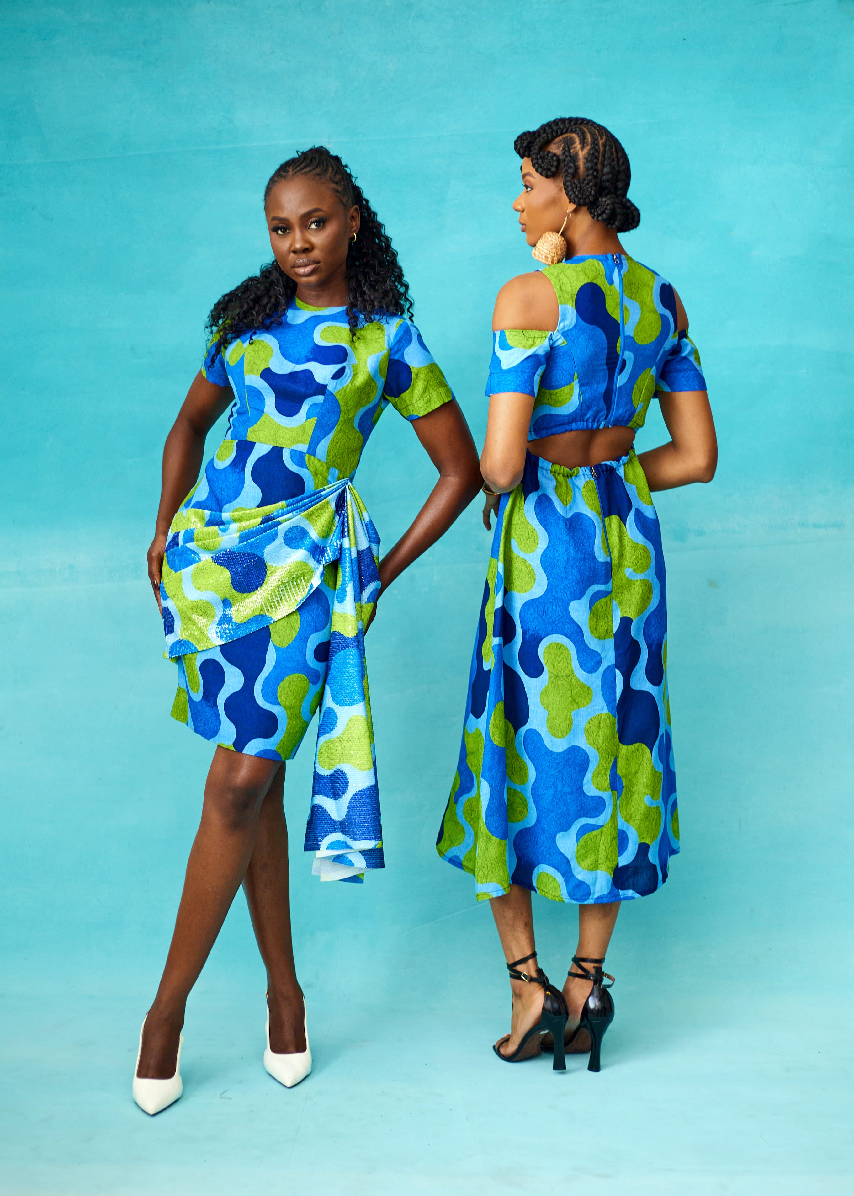 KRIBI DRAPE DRESS