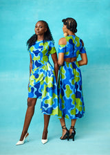 KRIBI DRAPE DRESS