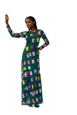 Green Eko Mesh Dress