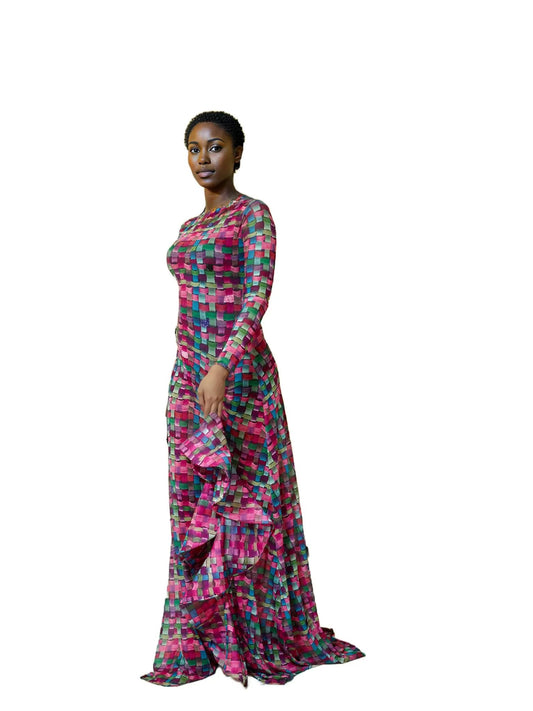 Arewa Flamingo Dress