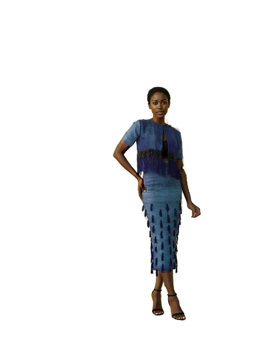Adaora Aso-Oke Skirt Set