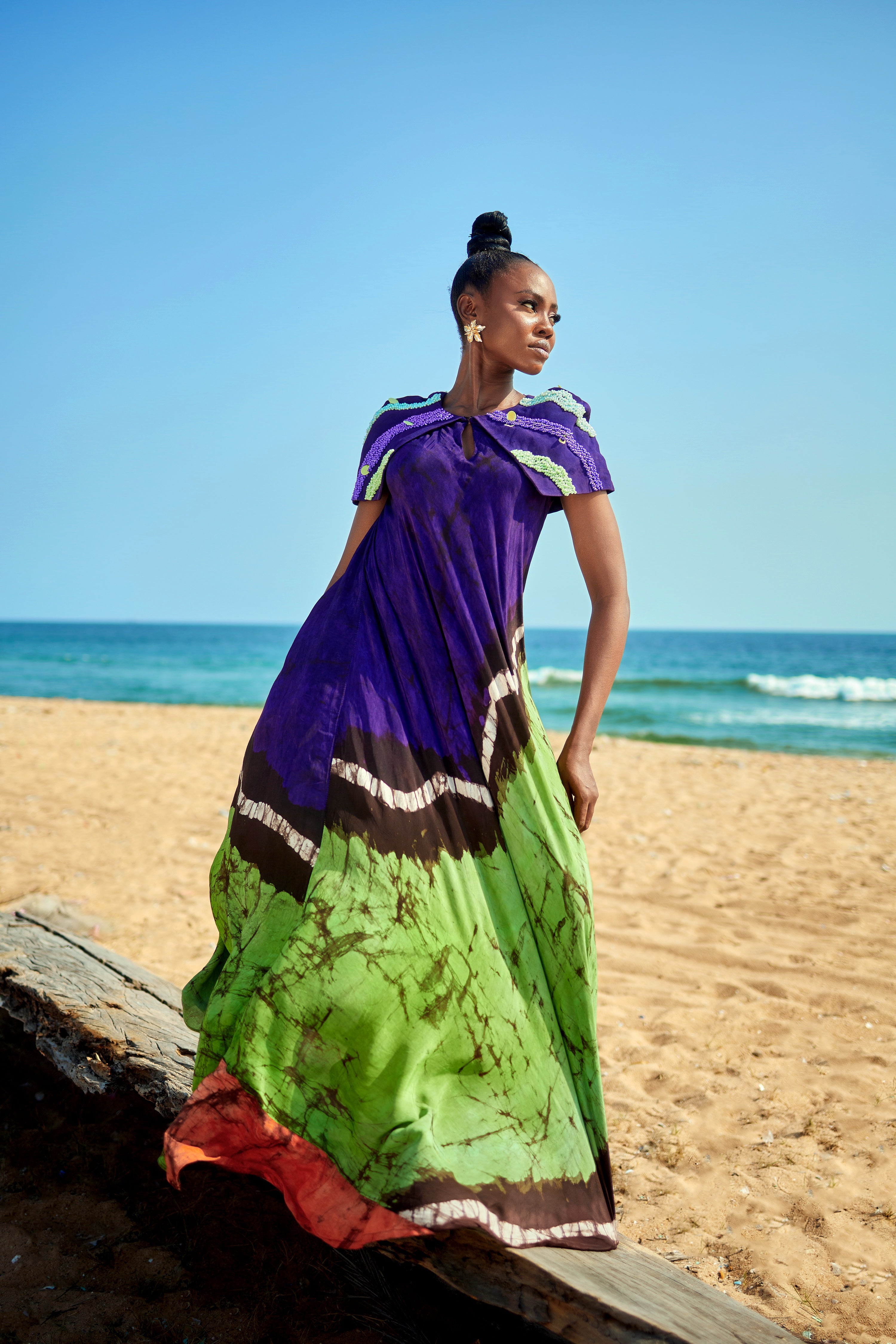 NAMI CAPE DRESS