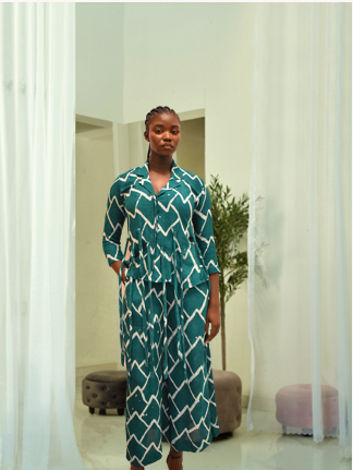 Tassel Shirt & Midi Pant