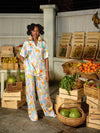 YARROW SILK PYJAMAS 2PC SET BEADED