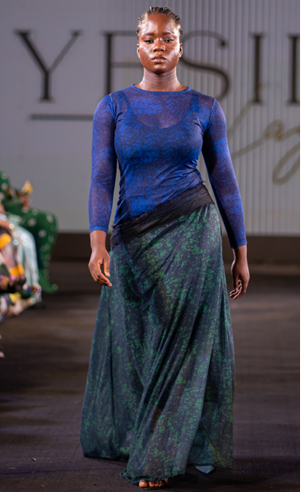 Adaora Two Layered Mesh Dress