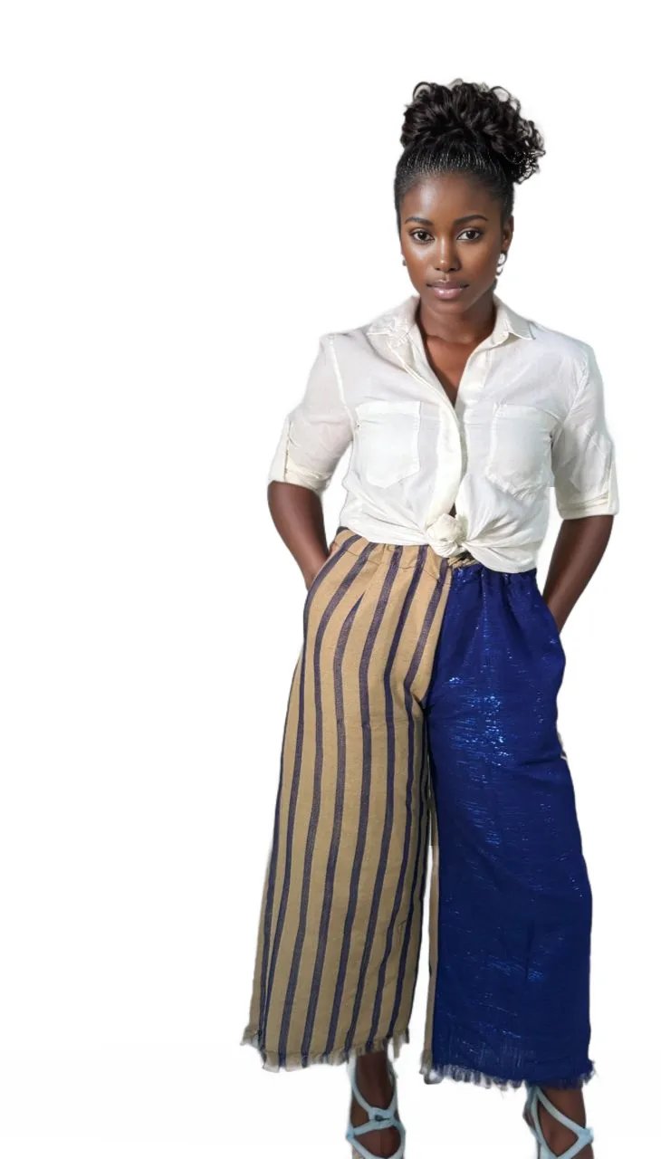 Mixed Aso Oke Pant