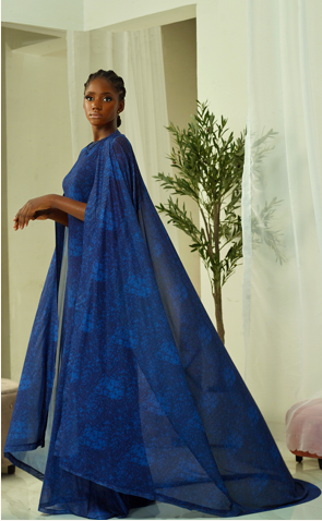 Adaora Cape Dress