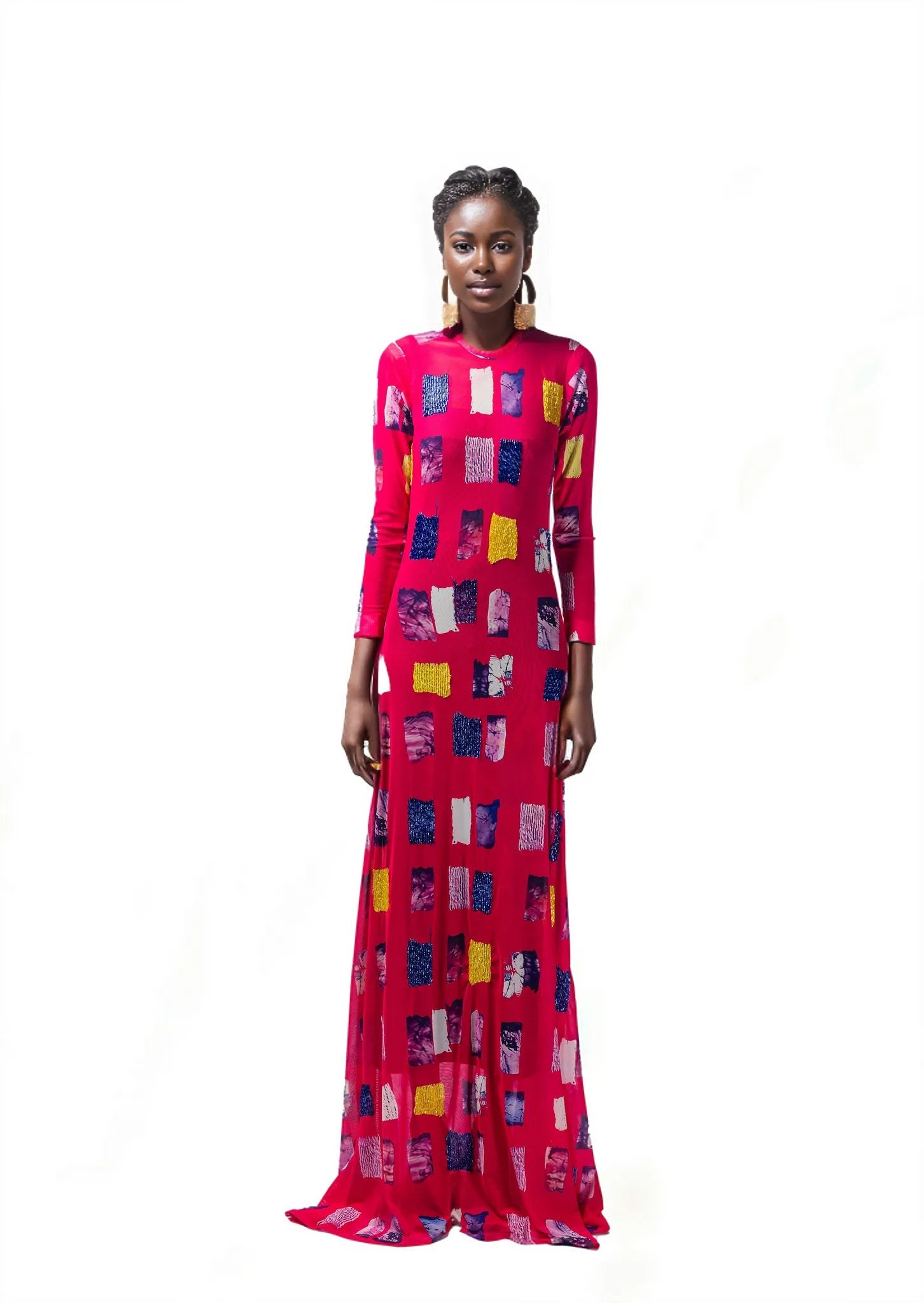 Pink Eko Mesh Dress